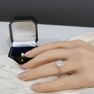 Platinum Laboratory-Grown 2ct Diamond Solitaire Engagement Ring