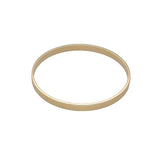 Preowned 9ct Yellow Gold 5mm Solid Plain Bangle