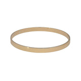Preowned 9ct Yellow Gold 5mm Solid Plain Bangle