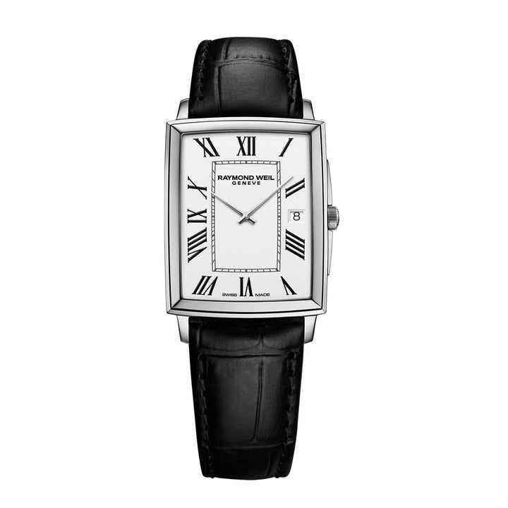 Raymond Weil Toccata Mens Rectangular Steel Strap Watch 5425-STC