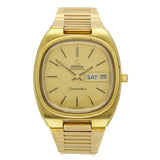 Pre-Owned Vintage Omega Seamaster 166.0213 Gold-Plated TV Dial Watch