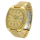 Pre-Owned Vintage Omega Seamaster 166.0213 Gold-Plated TV Dial Watch