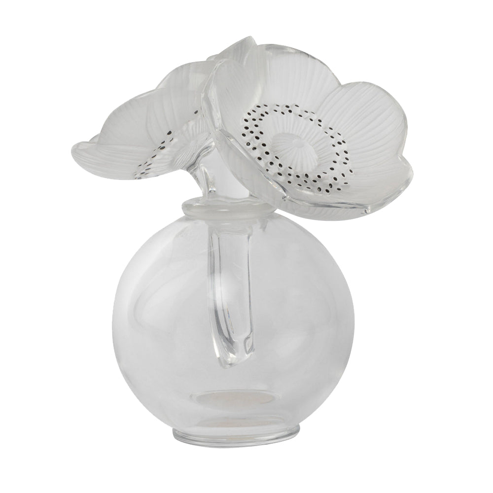 Lalique 2 Anemones Perfume Bottle - Clear Crystal 1161300