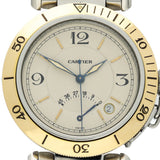 Pre-owned Cartier Pasha Power Reserve 1033 38mm Two-Tone 1996 Watch