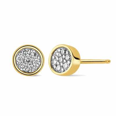 Clogau Celebration Gold and Laboratory-Created Diamond Stud Earrings GCLC0360