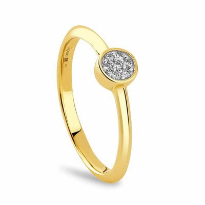 Clogau Celebration Gold and Laboratory-Created Diamond Ring GCLC0362
