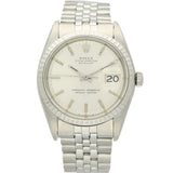 Pre-Owned Rolex Datejust "Pie Pan" 1603 1974 Watch