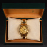Pre-Owned Rolex Datejust 18ct Gold 16078 1983 Watch