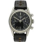 Pre-Owned Vintage Heuer Carrera 3647NT Black Dial 36mm circa 1963–1969 Watch