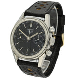 Pre-Owned Vintage Heuer Carrera 3647NT Black Dial 36mm circa 1963–1969 Watch