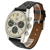 Pre-Owned Rare Vintage Heuer Carrera 2447SN 36mm Panda Dial Circa 1968 Watch