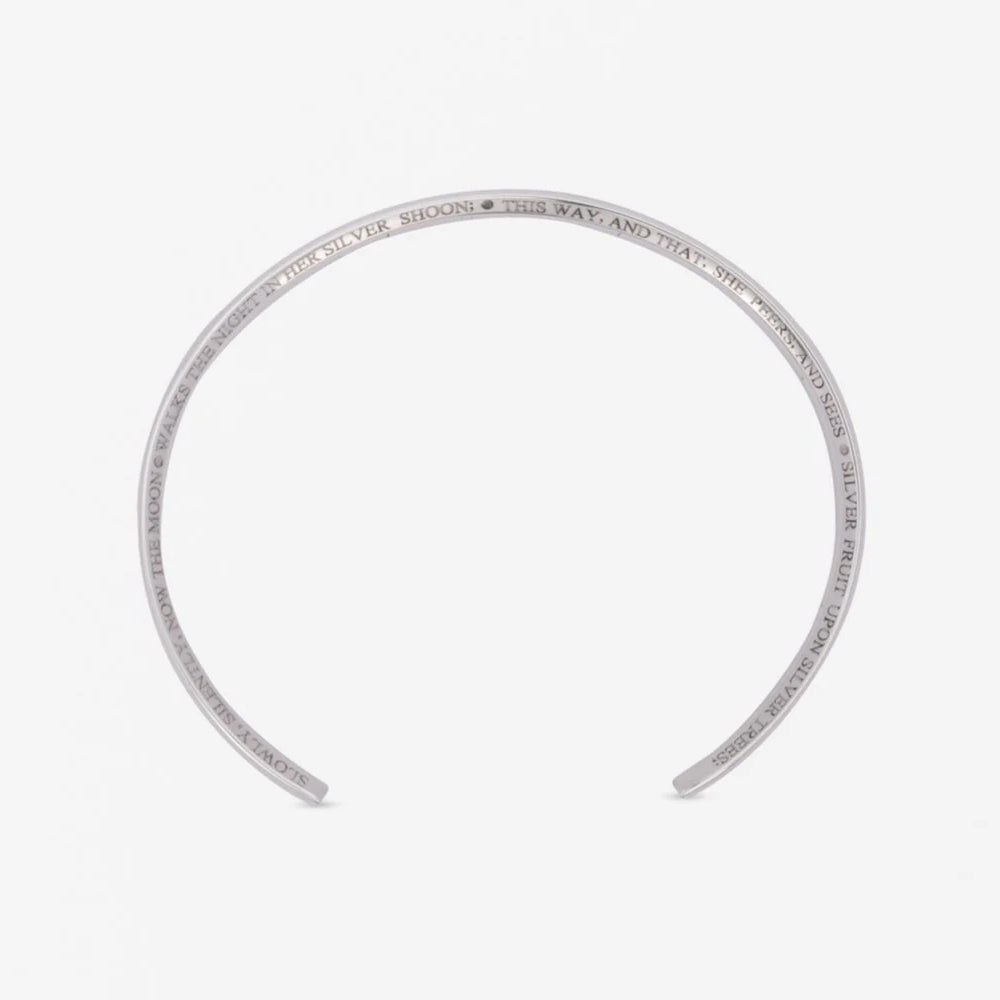 886 The Royal Mint - 886 Fine Poem Cuff in Sterling Silver