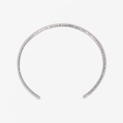 886 The Royal Mint - 886 Fine Poem Cuff in Sterling Silver