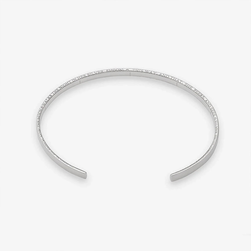 886 The Royal Mint - 886 Fine Poem Cuff in Sterling Silver