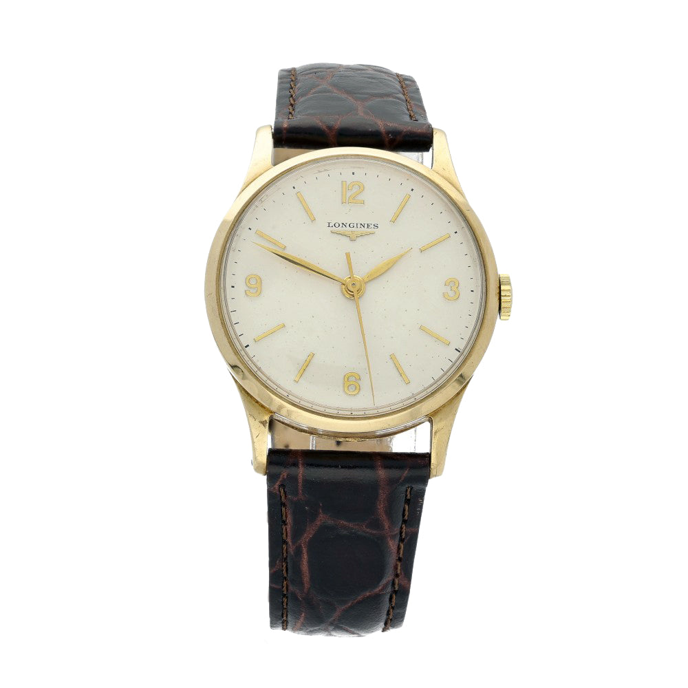 Old longines gold on sale watch