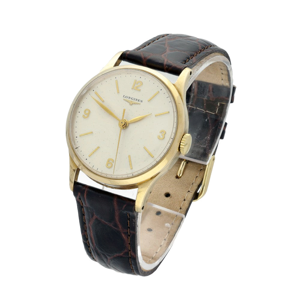 Pre-owned Longines 18ct Yellow Gold Vintage Watch