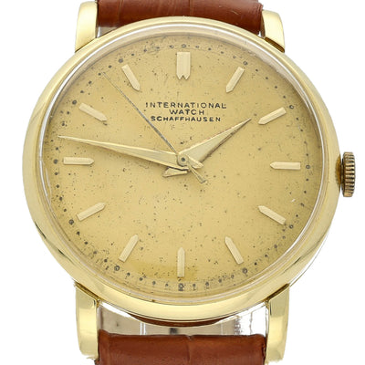 Pre-owned Automatic 18ct vintage IWC watch