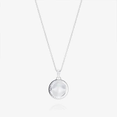 886 The Royal Mint - 886 Caustic Gemini Pendant with Chain in Sterling Silver