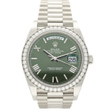 Pre-Owned Rolex Day-Date 18ct 40mm "Olive" 228349RBR 2024 Watch