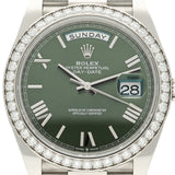 Pre-Owned Rolex Day-Date 18ct 40mm "Olive" 228349RBR 2024 Watch