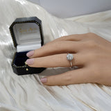 Vintage Platinum 2ct Old Cut Diamond Solitaire Engagement Ring