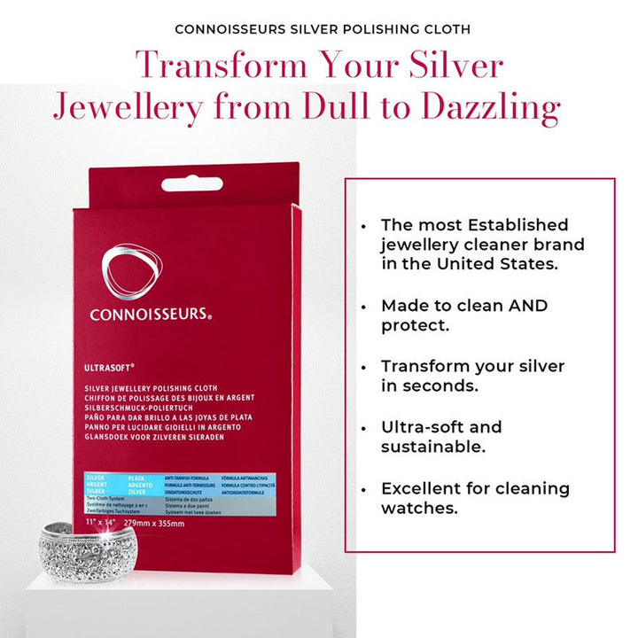 Panno Pulizia Oro E Argento Connoisseurs - Lucidante Per Gioielli - Foto 8