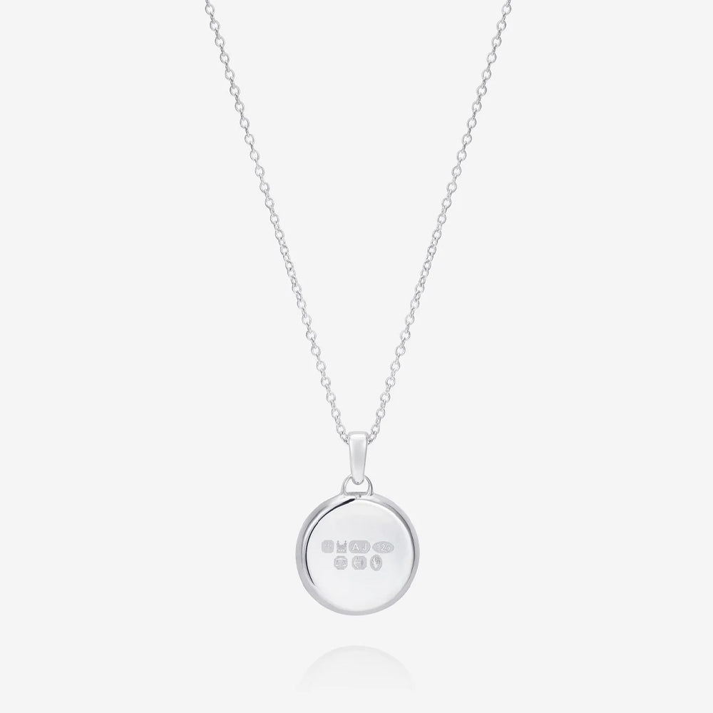 886 The Royal Mint - 886 Caustic Aquarius Pendant with Chain in Sterling Silver