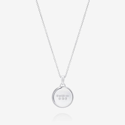 886 The Royal Mint - 886 Caustic Aquarius Pendant with Chain in Sterling Silver