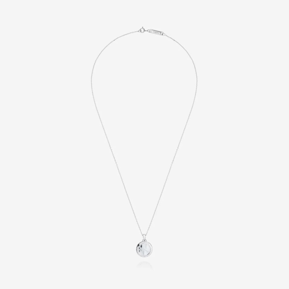 886 The Royal Mint - 886 Caustic Aquarius Pendant with Chain in Sterling Silver
