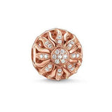 Thomas Sabo 18K Rose Gold Silver Karma Bead Sunshine K0060-416-14