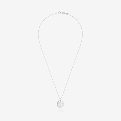 886 The Royal Mint - 886 Caustic Leo Pendant with Chain in Sterling Silver