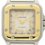 Pre-owned Cartier Santos Galbee 2423 Bi-metal Watch