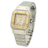 Pre-owned Cartier Santos Galbee 2423 Bi-metal Watch