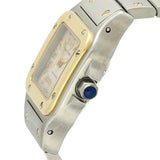 Pre-owned Cartier Santos Galbee 2423 Bi-metal Watch