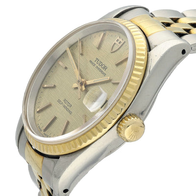 Pre-owned Vintage Tudor Oyster Date-Prince 72033 1997 Watch