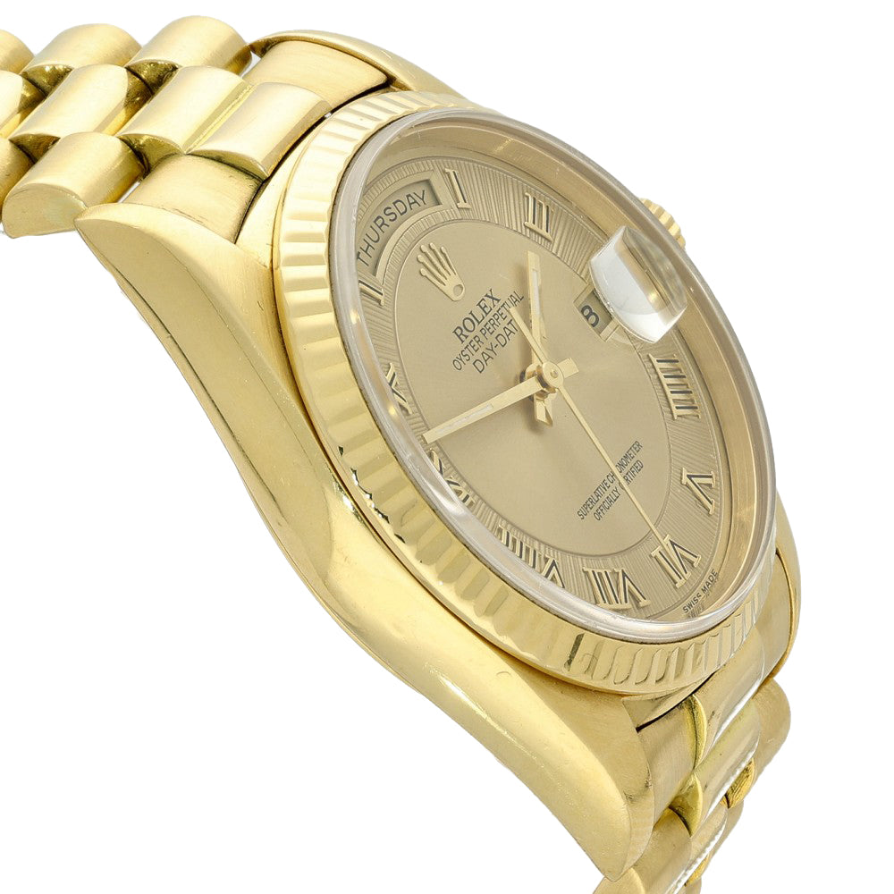 Pre-owned Rolex Day-Date 18238 1991 Watch