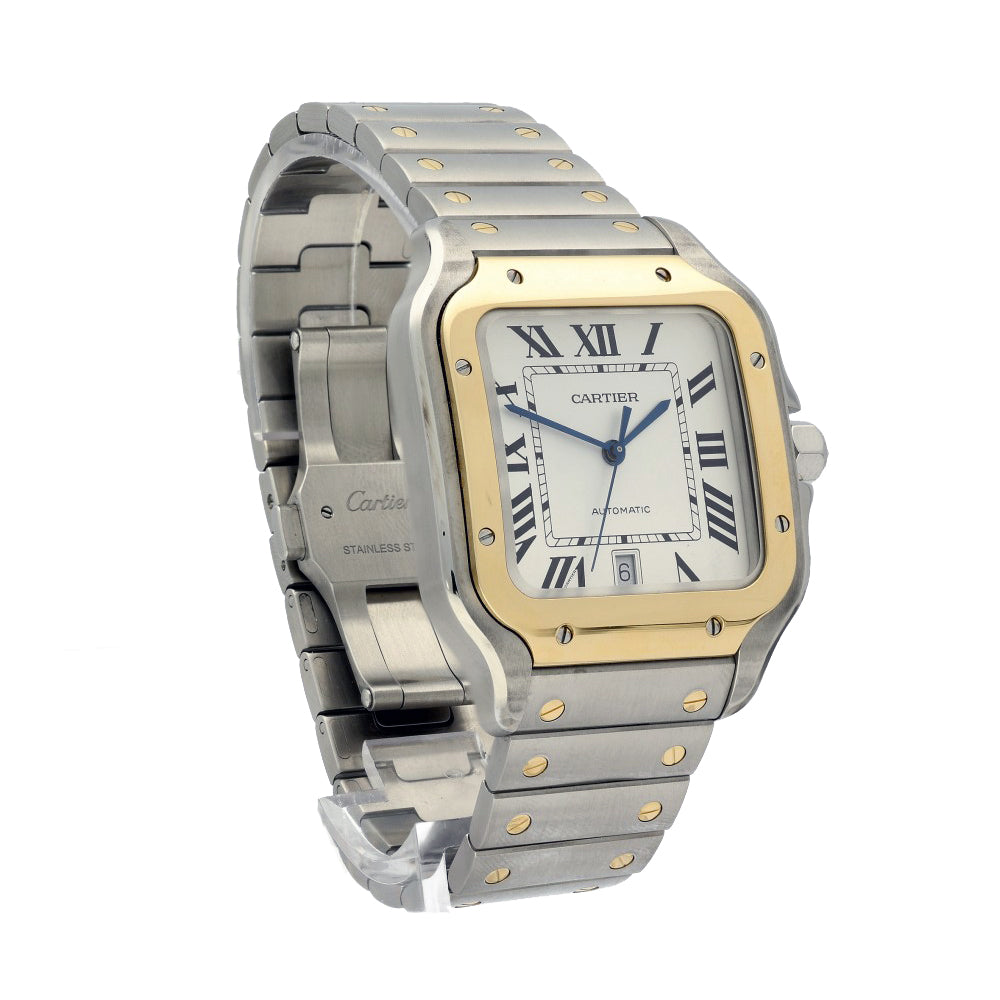 Pre-owned Cartier Santos Large 4072 2019 Watch