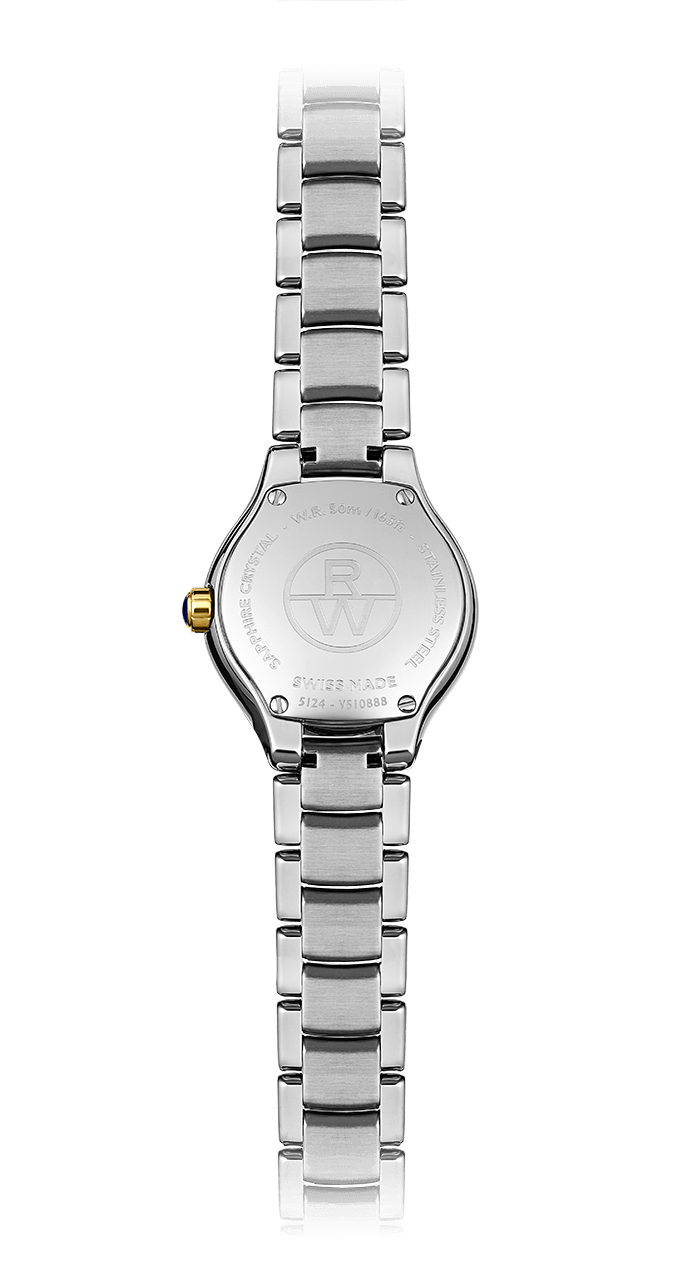 Raymond Weil Noemia Ladies Quartz Two-Tone Gold 10 Diamond Watch, 24mm 5124-STP-00985