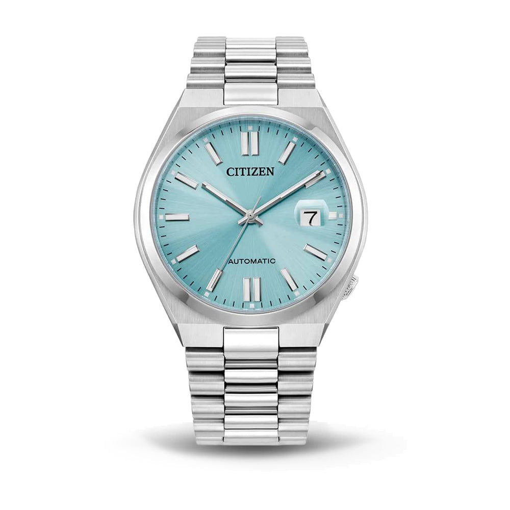Men's Citizen Tsuyosa Automatic Stainless Steel 40mm Blue Dial Watch, NJ0151-53M