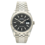 Pre-Owned Rolex Datejust 36 Black Dial 126234 2026 Watch