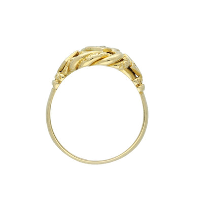 Antique 18ct Yellow Gold Knot Ring dated 1918