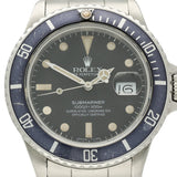 Pre-owned Rolex Submariner Date 168000 1988 Watch