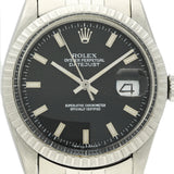 Pre-Owned Rolex Datejust "Pie Pan" 1601 1981 Watch