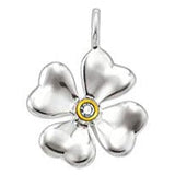 Thomas Sabo Silver Diamond Four Leaf Clover Small Pendant PE0001-179-1