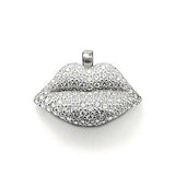 Thomas Sabo Silver Pavé Zirconia Lips Pendant PE399-051-14