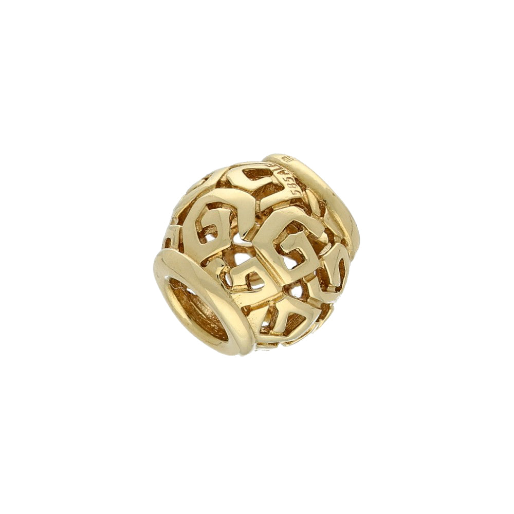 Pre-loved Pandora 14ct Yellow Gold Abstract Charm