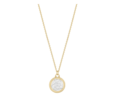 Lalique Trois Hirondelles Small Necklace 18ct Gold Vermeil & Clear Crystal