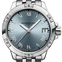 Raymond Weil Tango Classic Ladies Quartz Blue Dial Steel Date Watch, 30mm 5960-ST-00500