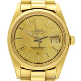 Pre-Owned Rolex Datejust 18ct Gold 16078 1983 Watch