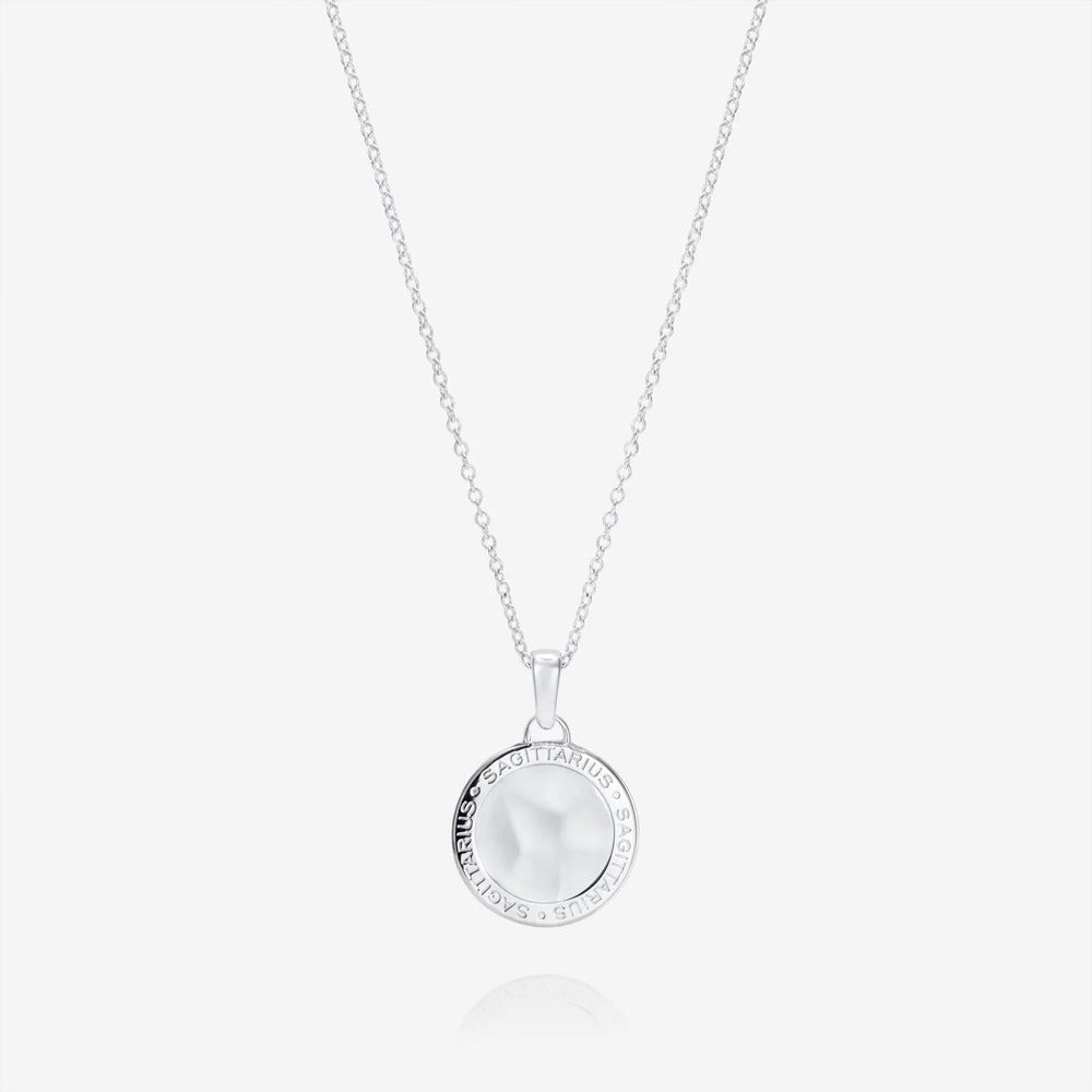 886 The Royal Mint - 886 Caustic Sagittarius Pendant with Chain in Sterling Silver